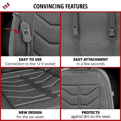 Fűthető ülésvédő - 12V 29 W CALOR - WALSER