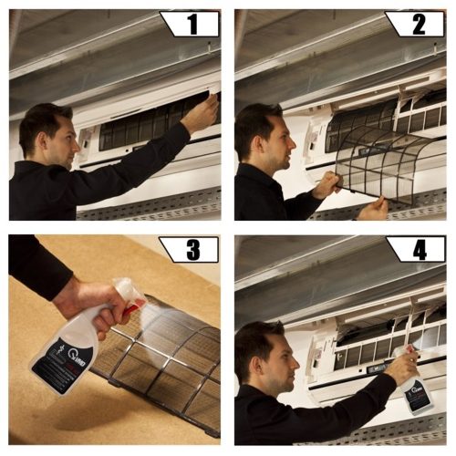 Légkondicionáló-tisztító 500 ml pumpás - VMD