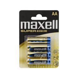 Ceruza elem AA LR6 Super Alkaline 1,5 V 4 db - Maxell