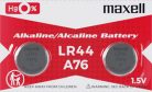 Gombelem LR44W Alkaline 1,5V 2 db - MAXELL