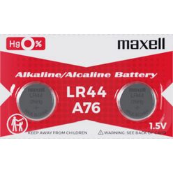 Gombelem LR44W Alkaline 1,5V 2 db - MAXELL