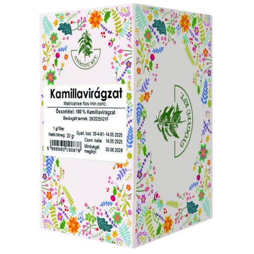 KAMILLAVIRÁGZAT TEA - 20 db filter, 20x1 g