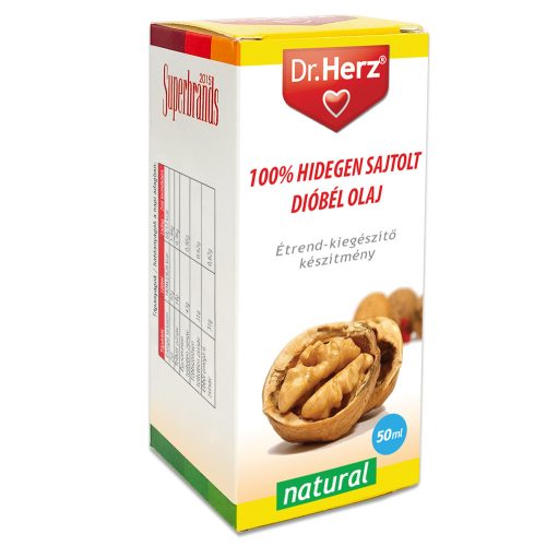 Dióbél olaj 100% hidegen sajtolt 50 ml - Dr. Herz