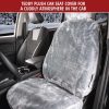 Üléshuzat műszőrme, első ülésre TEDDY - ezüstszürke - WALSER 20093