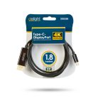 Type-C - DisplayPort kábel - 1.4 - 4K - 1,8 m - DELIGHT
