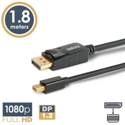   DisplayPort - Mini Displayport kábel - 1.2 - 1080P - 1,8 m - DELIGHT