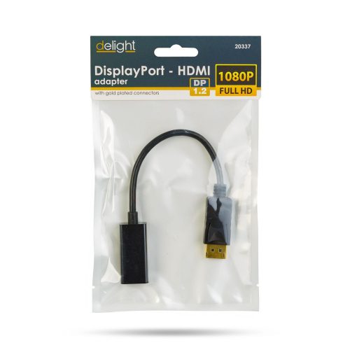DisplayPort - HDMI adapter - 1.2 - 1080P - DELIGHT