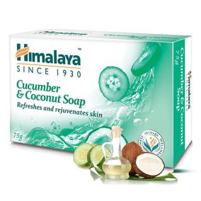   Uborkás - kókuszolajos, kurkumás frissítő szappan - 75 g - HIMALAYA