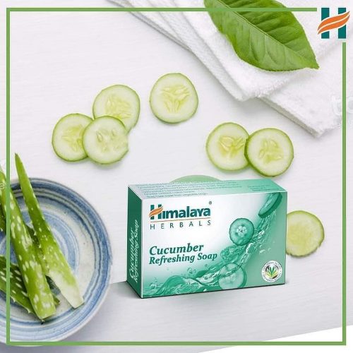 Uborkás - kókuszolajos, kurkumás frissítő szappan - 75 g - HIMALAYA