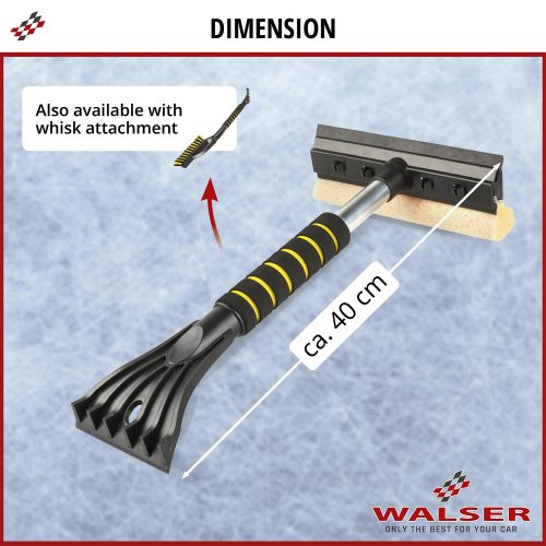 Jégkaparó szivacsos nyéllel, vízlehúzóval 40x20 cm - WALSER