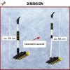 Teleszkópos hókefe jégkaparóval, vízlehúzóval 60-90 cm - ABISKO - WALSER