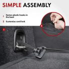 Csomagtér és lökhárítóvédő takaró 80x64 cm - WALSER