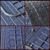 Gumiszőnyeg garnitúra textil hatású 3D felület - BLUE/BLACK NEW STYLE - WALSER
