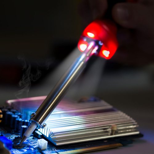 Forrasztópáka LED világítással - 230V 60W - FAHRENHEIT - 28092B