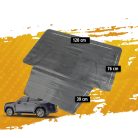 Csomagtérszőnyeg lökhárítóvédővel 120x76+39 cm - WALSER