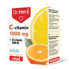 C-VITAMIN 1000 mg + D3-VITAMIN 1000 NE - 60 db étrend-kiegészítő kapszula - Dr. Herz