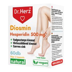   Vénák egészsége - Diozmin Heszperidin - 60 db étrend-kiegészítő kapszula - Dr. Herz