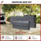 Autós tároló táska - L - szürke - 50x16x21 cm - WALSER