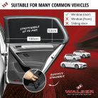 Napfényvédő háló oldalablakra 2 db - WALSER