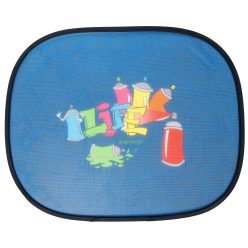   Napellenző fólia oldalablakra 2 db - öntapadós - 44x36 cm Graffiti - WALSER