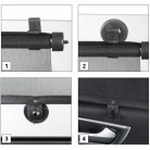 Napfényvédő roló oldalablakra 2 db 43x56 cm - WALSER