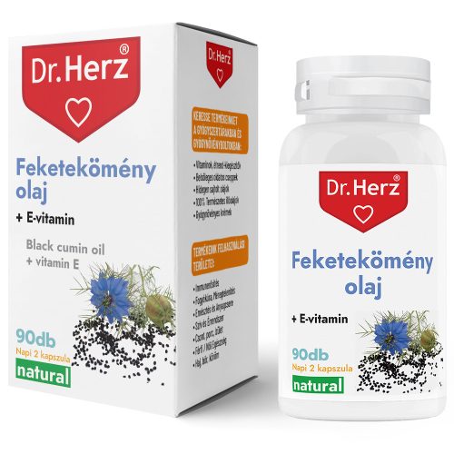 Feketekömény olaj lágyzselatin 500 mg - 90 db étrend-kiegészítő kapszula - Dr. Herz