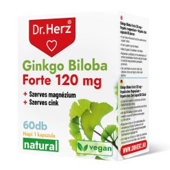  Ginkgo Biloba Forte + Szerves Magnézium + Szerves Cink - 60 db étrend-kiegészítő kapszula - Dr. Herz