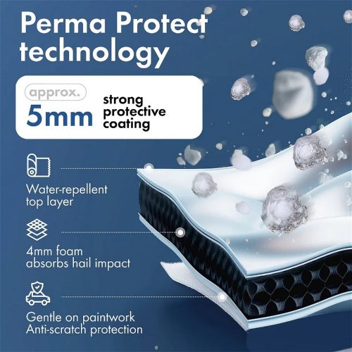 Autótakaró ponyva jégeső ellen - WALSER - PERMA PROTECT - BUS 12-500-530