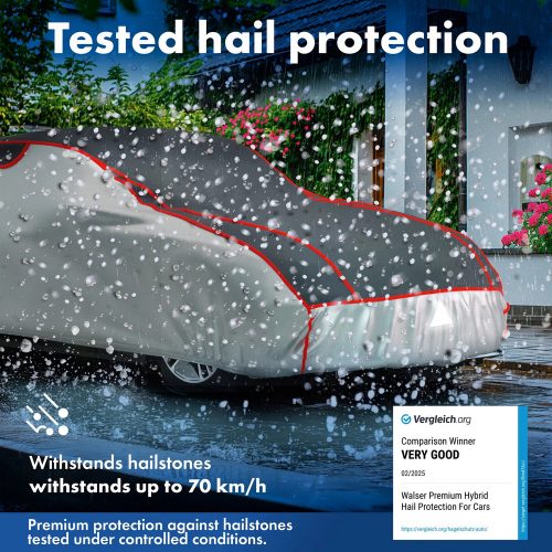 Autótakaró ponyva jégeső ellen - CAR - L méret - PREMIUM HYBRID - WALSER 3-425-474