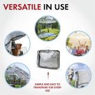 Napfényvédő alumínium árnyékolóháló 3x4 m StayCool - WALSER