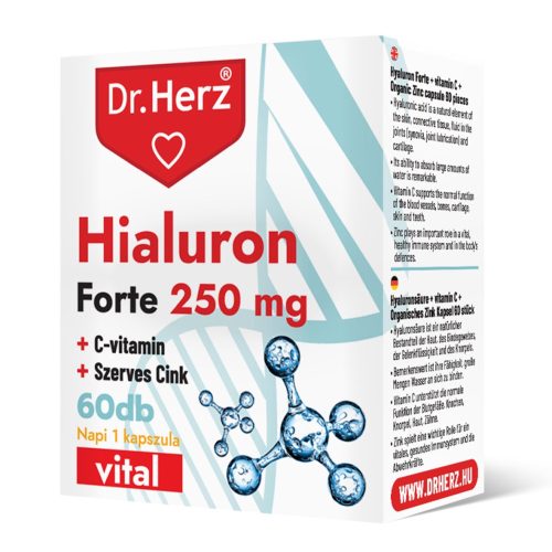 HIALURON FORTE 250 MG - 60 db étrend-kiegészítő kapszula - Dr. Herz