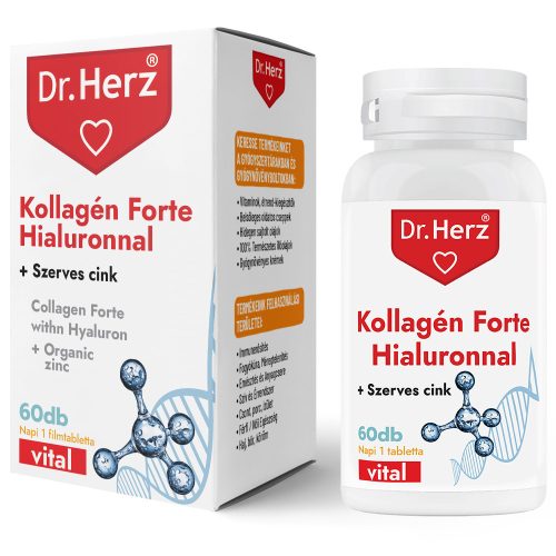 KOLLAGÉN FORTE HIALURONNAL - 60 db étrend-kiegészítő tabletta - Dr. Herz