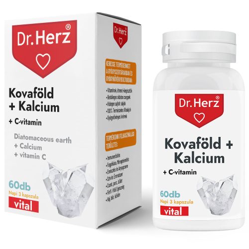Kovaföld + C-vitamin + Kalcium - 60 db étrend-kiegészítő tabletta - Dr. Herz