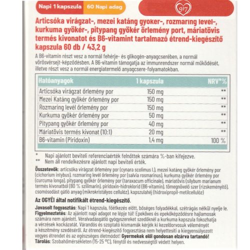 Máj Komplex - 60 db étrend-kiegészítő kapszula - Dr. Herz