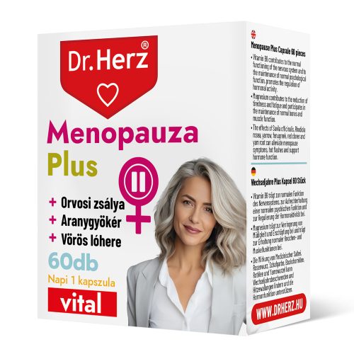 Menopauza Plus - 60 db étrend-kiegészítő kapszula - Dr. Herz