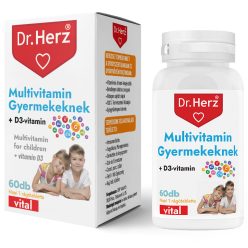   Multivitamin rágótabletta gyerekeknek +D3 - 60 db - Dr. Herz