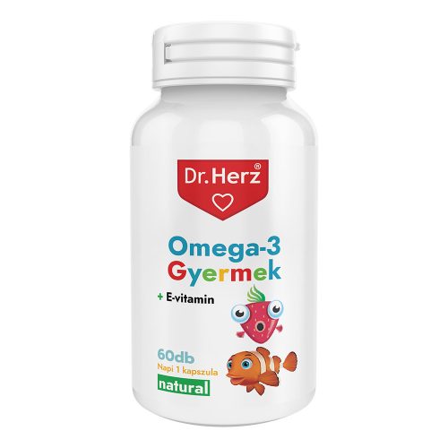 Omega-3 Gyerek lágyzselatin kapszula - 60 db - Dr. Herz