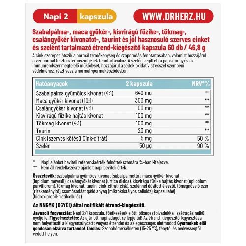 PROSTAVIT PRO - 60 db étrend-kiegészítő kapszula - Dr. Herz