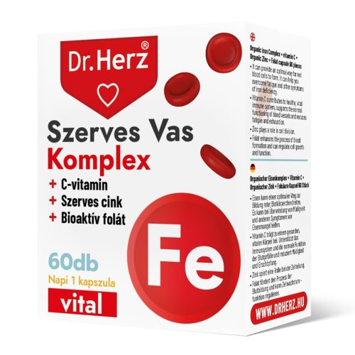 SZERVES VAS KOMPLEX - 60 db étrend-kiegészítő kapszula - Dr. Herz