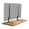 Univerzális TV talp - fekete - 71x35 cm - DELIGHT