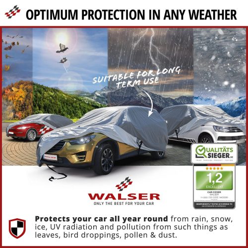 Autótakaró ponyva - négyévszakos - KOMBI - L méret - All Weather Plus - WALSER 5-440-479