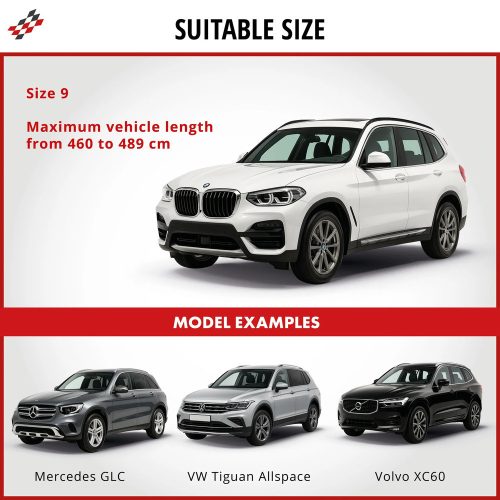 Autótakaró ponyva - négyévszakos - SUV - 9-460-489 - ALL WEATHER PLUS - WALSER