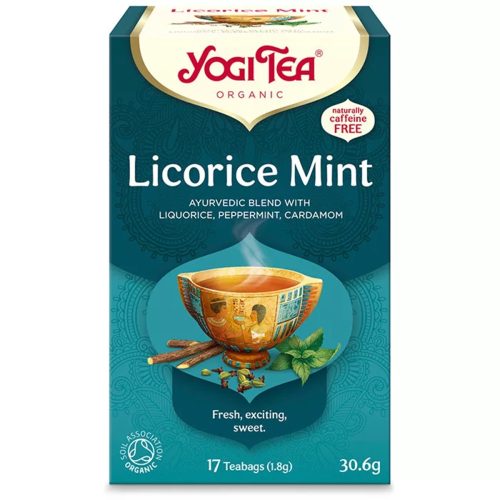 Édesgyökér BIO TEA Mentával - filteres YOGI TEA