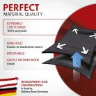 Motortakaró ponyva - BELTÉRI - VESPA - S méret - 185x90x100 cm fekete - WALSER