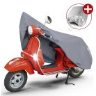 Motortakaró ponyva PREMIUM - SCOOTER - S méret - 185x90x100 cm szürke - WALSER 41088