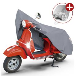   Motortakaró ponyva PREMIUM - SCOOTER - S méret - 185x90x100 cm szürke - WALSER 41088