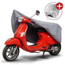   Motortakaró ponyva PREMIUM - SCOOTER - S méret - 185x90x100 cm szürke - WALSER 41088