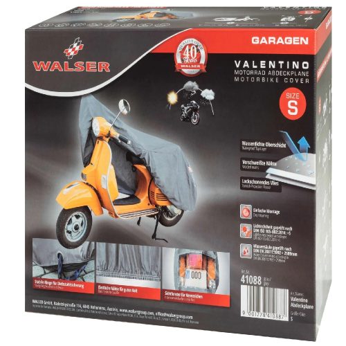 Motortakaró ponyva PREMIUM - SCOOTER - S méret - 185x90x100 cm szürke - WALSER 41088