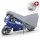 Motortakaró ponyva PREMIUM - SPORT - M méret - 215x95x120 cm szürke - WALSER