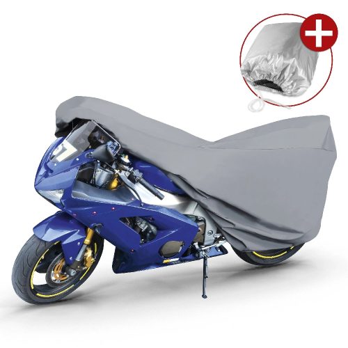 Motortakaró ponyva PREMIUM - SPORT - M méret - 215x95x120 cm szürke - WALSER